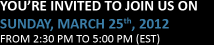 You're Invited